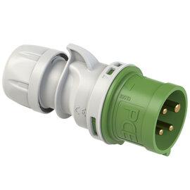 PCE CEE IEC 60309 CBL Plug 4 way GRN IP44/IP54 16A 50V 10H