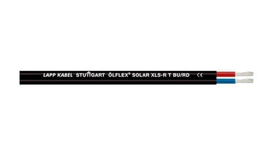 LAPP OLFLEX SOLAR XLR-E Twin Core Cable 2x6mm2  0.9/1.5kV 120degC BLK