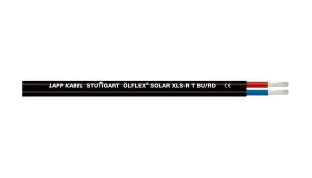 LAPP OLFLEX SOLAR XLR-E Twin Core Cable 2x6mm2  0.9/1.5kV 120degC BLK