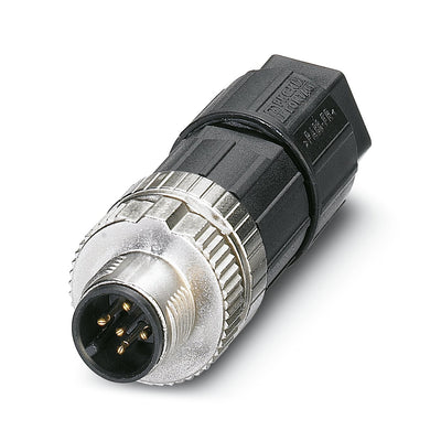 Phoenix Contact M12-A CBL Plug 5-Way Male Straight 4-8mm Push-lock