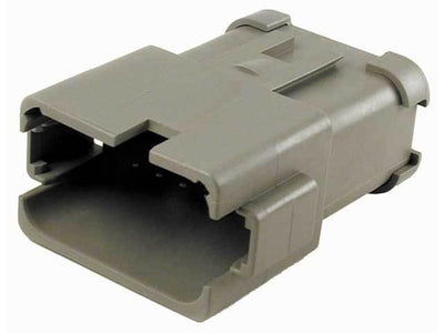 Deutsch DT CBL Receptacle 12 Way Pin-Contacts GRY IP68 39A Bussed 2x6 - Connector-Tech ALS
