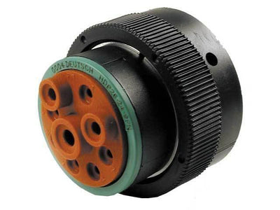 Deutsch HDP20 CBL Plug 9 Way Pin-Contacts BLK IP67 100, 60, 25A - Connector-Tech ALS