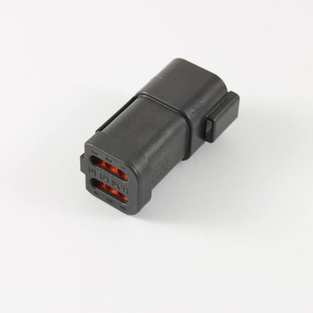 Deutsch DT CBL Receptacle 6 Way Pin-Contacts BLK IP68 13A CAT-Spec - Connector-Tech ALS