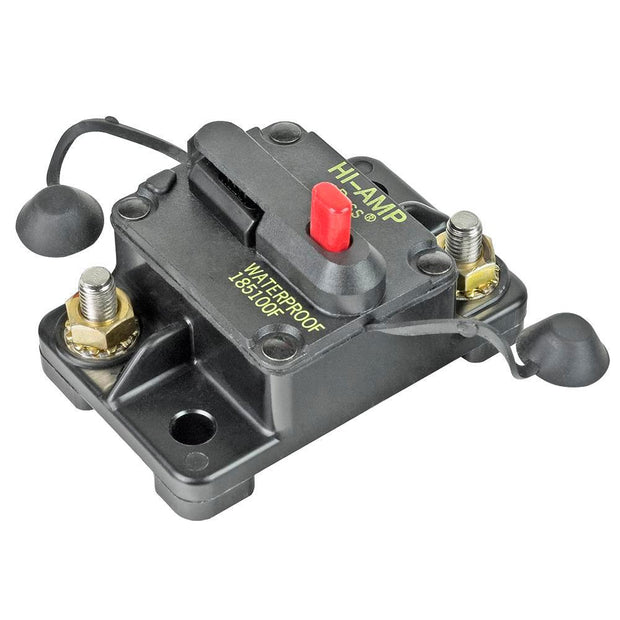 Bussmann 185 Surface Mount PTT Circuit Breaker 12-48V IP67 100A - Connector-Tech ALS
