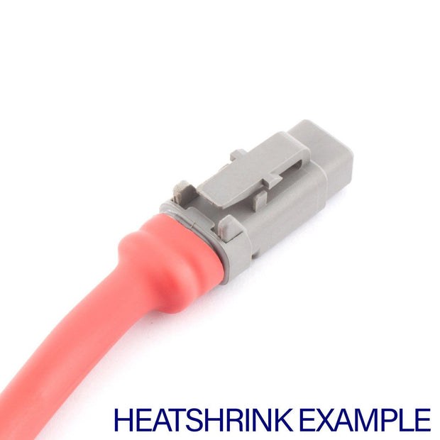 HellermannTyton Adhesive Lined Heatshrink 3:1 3mm/1mm 1.2m RED - Connector-Tech ALS