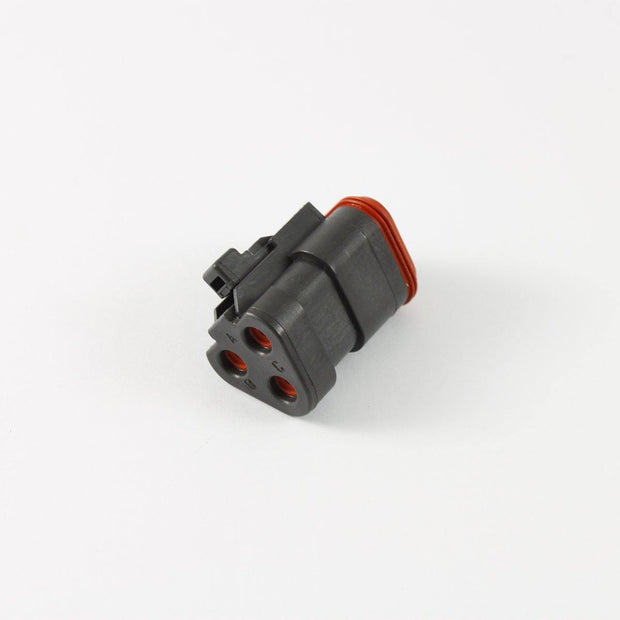 Deutsch DT CBL Plug 3 Way Socket-Contacts BLK IP68 13A CAT-Spec - Connector-Tech ALS