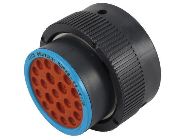 Deutsch HDP20 CBL Plug 21 Way Socket-Contacts BLK IP67 25, 13A ET-Seals - Connector-Tech ALS