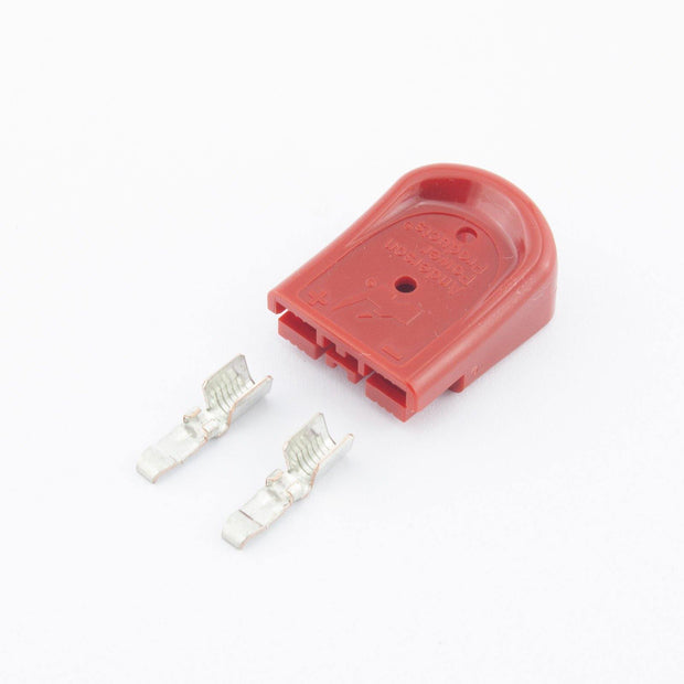 Anderson SBS Mini Plug Kit 2 Way RED 35A 10-14AWG Contacts - Connector-Tech ALS