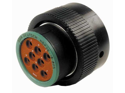 Deutsch HDP20 CBL Plug 8 Way Socket-Contacts BLK IP67 25A - Connector-Tech ALS