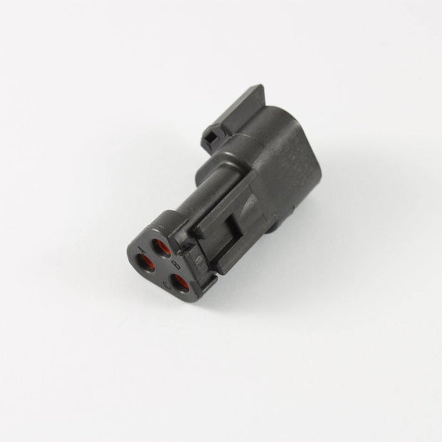 Deutsch DT CBL Receptacle 3 Way Pin-Contacts BLK IP68 13A CAT-Spec - Connector-Tech ALS