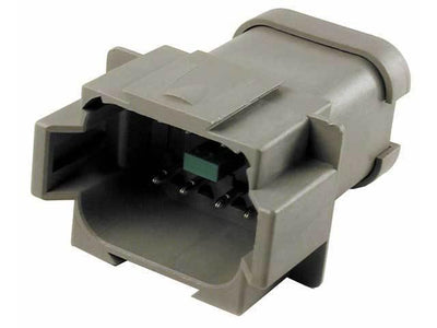 Deutsch DT CBL Receptacle 8 Way Pin-Contacts GRY IP68 13A A-Key Bussed 1x8 - Connector-Tech ALS