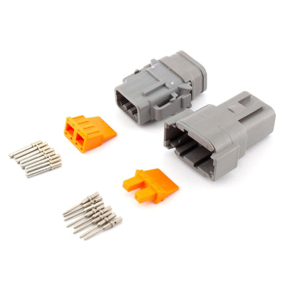 Deutsch DTM Heatshrink Kit 8 Way GRY 7.5A 0.5mm2 Contacts - Connector-Tech ALS