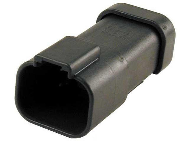 Deutsch DT CBL Receptacle 4 Way Pin-Contacts BLK IP68 13A Bussed 1x4 - Connector-Tech ALS