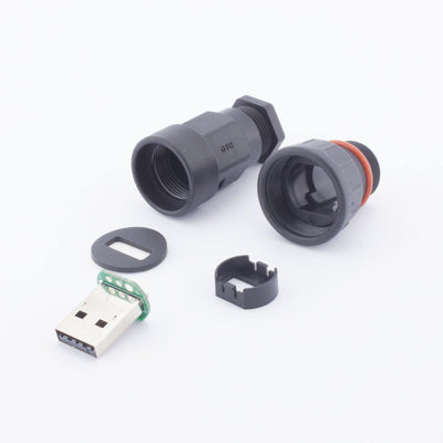 GT Contact C3 USB-A 2.0 Plastic Field Installable Cable End Screw - Connector-Tech ALS