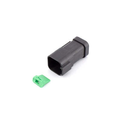 Deutsch DT 6 Way Receptacle CAT-Spec BLK with GRN Wedgelock