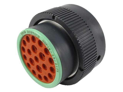 Deutsch HDP20 CBL Plug 21 Way Socket-Contacts BLK IP67 25, 13A - Connector-Tech ALS