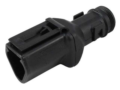 Deutsch DT Straight, Strain Relief Backshell 3 Way Receptacle BLK - Connector-Tech ALS