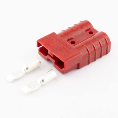 Anderson SB50 Plug Kit 2 Way RED 50 Amp 10-12AWG Contacts - Connector-Tech ALS