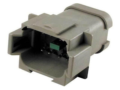 Deutsch DT CBL Receptacle 8 Way Pin-Contacts GRY IP68 26A A-Key Bussed 2x4 - Connector-Tech ALS