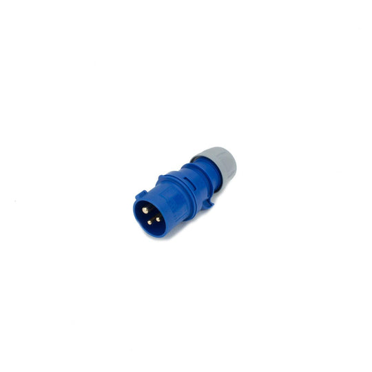 PCE CEE IEC 60309 CBL Plug 3 way Pin-Contacts BLU IP44 16A 230V - Connector-Tech ALS