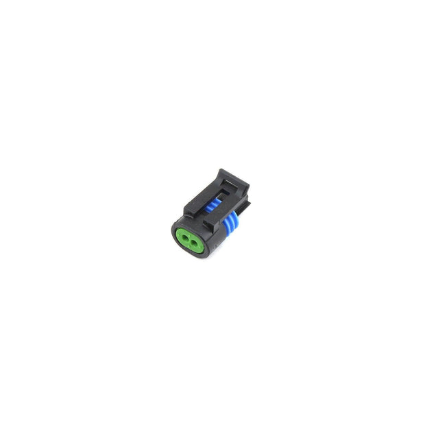 Delphi Aptiv 150.2 Metri-Pack P2S Plug 2 Way PA66 BLK/BLU with GRN wire Seal - Connector-Tech ALS