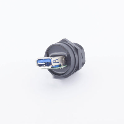 GT Contact C3 USB-A 3.0 Plastic Panel Jack Screw with USB-A 3.0 Coupler - Connector-Tech ALS