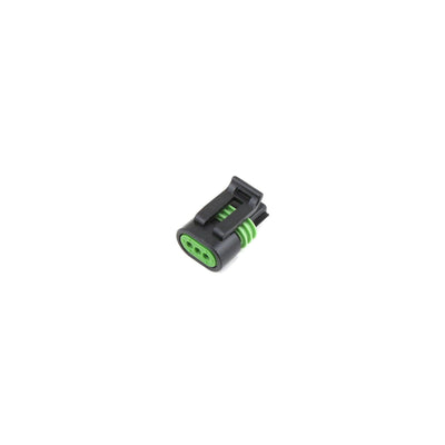 Delphi Aptiv 150.2 Metri-Pack P2S Plug 3 Way PA66 BLK/GRN with GRN wire Seal - Connector-Tech ALS