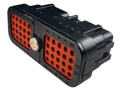 Deutsch DRC CBL Plug 40 Way Socket-Contacts BLK IP68 7.5A A-Key - Connector-Tech ALS