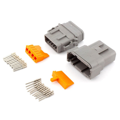 Deutsch DTM Heatshrink Kit 12 Way GRY 7.5A 0.5mm2 Contacts - Connector-Tech ALS