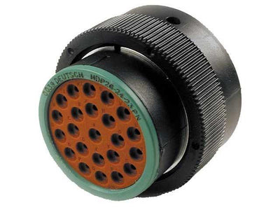 Deutsch HDP20 CBL Plug 23 Way Pin-Contacts BLK IP67 13A - Connector-Tech ALS