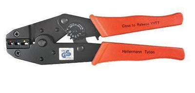 HellermannTyton Double Grip Insulated Terminal Crimp Tool 2.5-10mm2 RED - Connector-Tech ALS