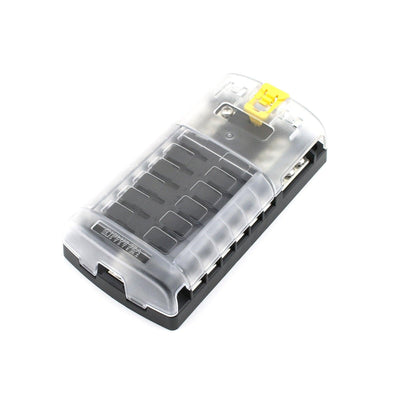 Littelfuse Blade Fuse Block ATO/ATC 12 Way Negative Bus and Cover - Connector-Tech ALS