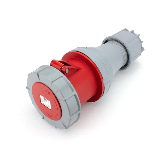 PCE CEE IEC 60309 CBL Ext. Socket 5 way Socket-Contacts RED IP67 125A 400V - Connector-Tech ALS