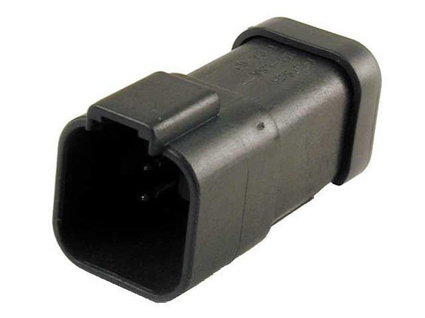 Deutsch DT CBL Receptacle 6 Way Pin-Contacts BLK IP68 13A Bussed 1x6 - Connector-Tech ALS