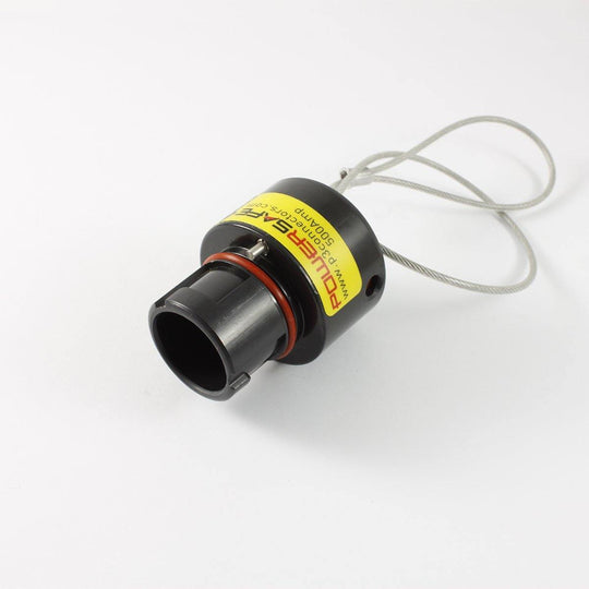 Phase 3 Powersafe Env. Locking Cap Line Source BLK Neutral IP67 - Connector-Tech ALS
