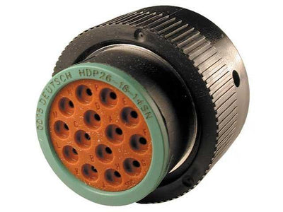 Deutsch HDP20 CBL Plug 14 Way Socket-Contacts BLK IP67 13A - Connector-Tech ALS