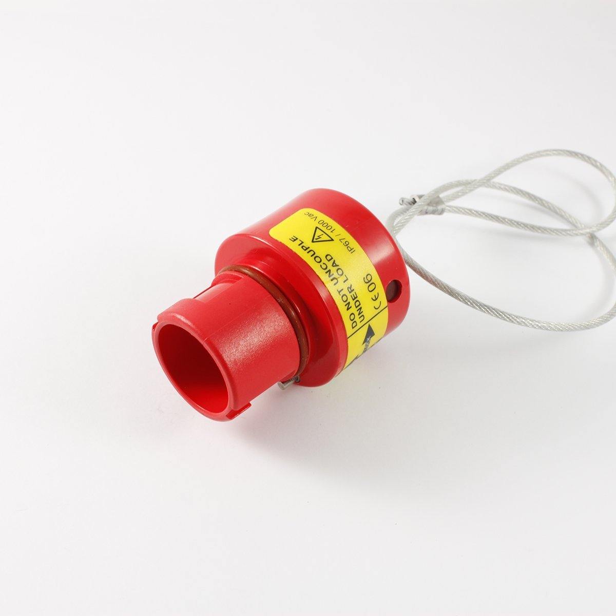 Phase 3 Powersafe Env. Locking Cap Line Source RED Line 1 IP67 - Connector-Tech ALS