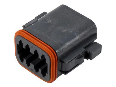 Deutsch DT CBL Plug 8 Way Socket-Contacts BLK IP68 13A B-key - Connector-Tech ALS