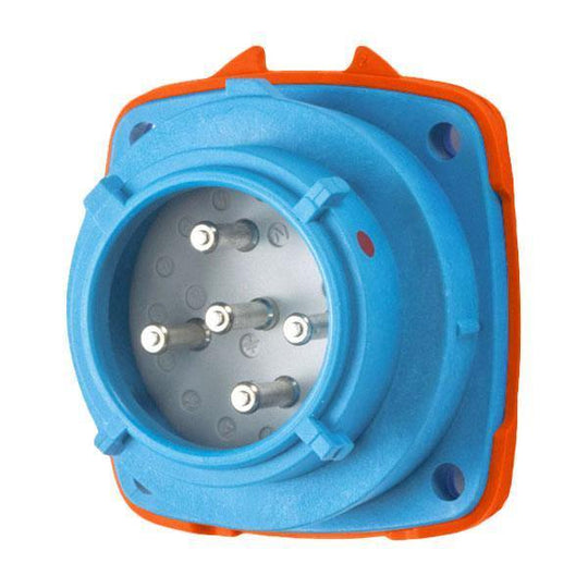 Marechal PN Plug Inlet 5 way Pin-Contacts BLU IP67 30A 250V - Connector-Tech ALS