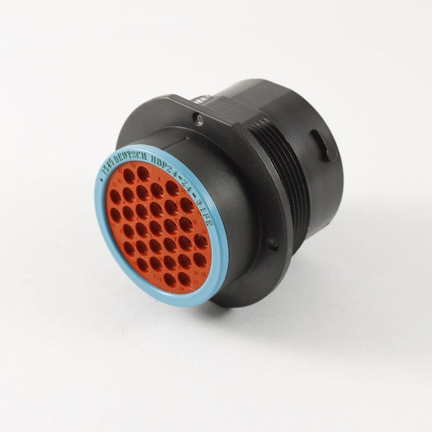 Deutsch HDP20 Panel Receptacle 31 Way Pin-Contacts BLK IP67 13A ET-Seals - Connector-Tech ALS