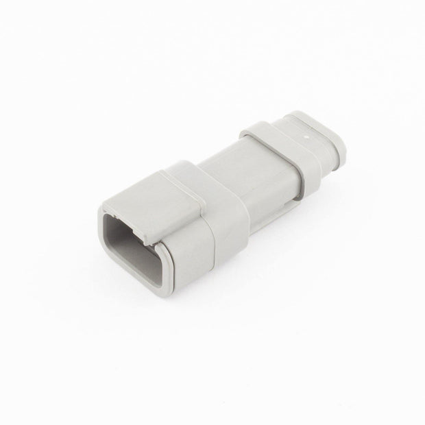 Deutsch DTM CBL Heatshrink Receptacle 3 Way Pin-Contacts GRY IP68 7.5A - Connector-Tech ALS