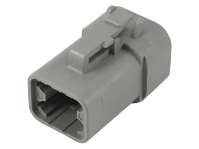 Deutsch DTP CBL Plug 4 Way Socket-Contacts GRY IP68 25A C015 - Connector-Tech ALS