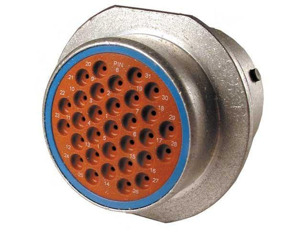 Deutsch HD30 Panel Receptacle 31 Way Pin-Contacts Metal IP67 13A ET-Seals - Connector-Tech ALS