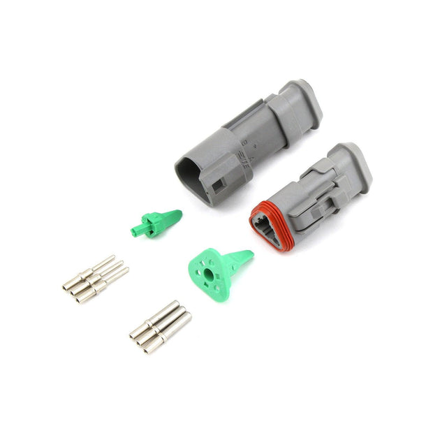 Deutsch DT Heatshrink Kit 3 Way GRY 13A 1.5mm2 Contacts - Connector-Tech ALS
