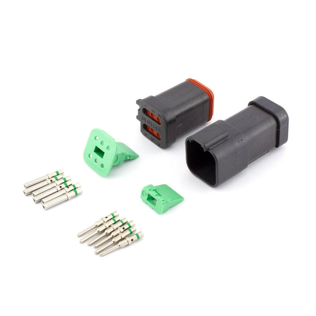 Deutsch DT CAT Kit 6 Way BLK 13A 2.0mm2 Contacts - Connector-Tech ALS