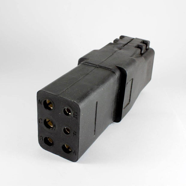 Anderson Airmotive R67 CBL Plug 6 Way Socket-Contacts BLK MS25486 400Hz - Connector-Tech ALS