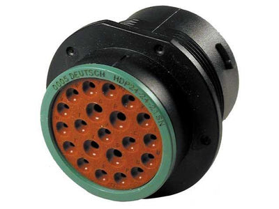 Deutsch HDP20 Panel Receptacle 21 Way Socket-Contacts BLK IP67 25, 13A - Connector-Tech ALS