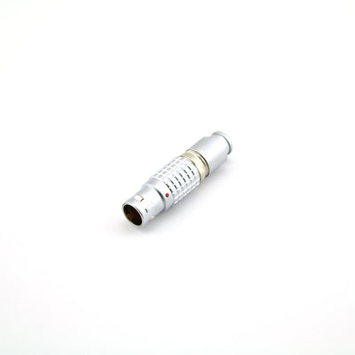 Lemo CBL Plug Size 2B Hybrid 5 Way (4 + 50 Ohm Coaxial) Solder 7A 3.2-4.2mm Collet Nut for Bend Relief - Connector-Tech ALS