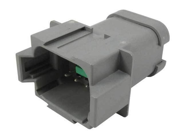 Deutsch DT CBL Receptacle 8 Way Pin-Contacts GRY IP68 26A A-Key Bussed 1x5 1x3 - Connector-Tech ALS