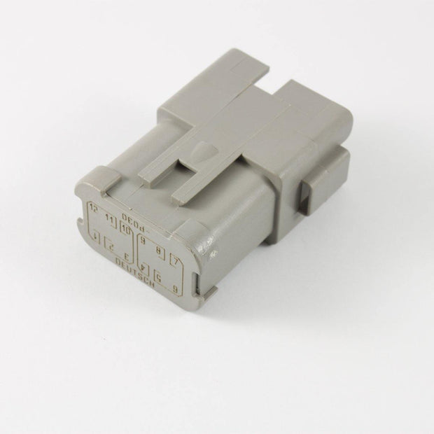 Deutsch DT CBL Receptacle 12 Way Pin-Contacts GRY IP68 13A Bussed 4x3 - Connector-Tech ALS